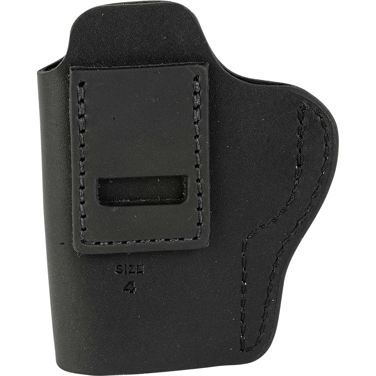 Uncle Mikes-leather(1791) IWB Size 04 Matte Black Leather Right-Hand Holster Compatible with Glock 17/19 and Similar Frames