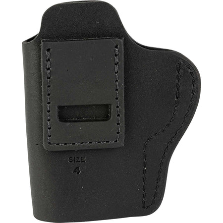 Uncle Mikes-leather(1791) IWB Size 04 Matte Black Leather Right-Hand Holster Compatible with Glock 17/19 and Similar Frames