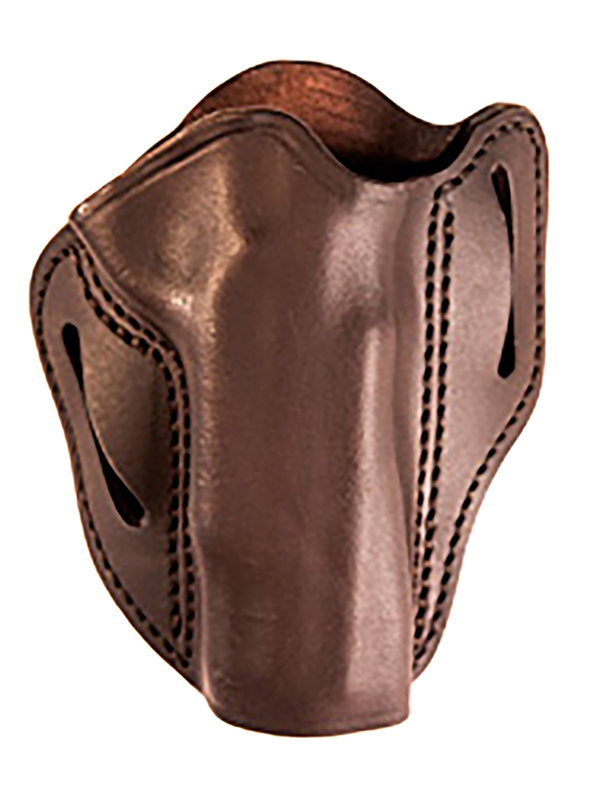 Uncle Mikes-leather(1791) OWB Size 03 Brown Leather Right-Hand Belt Slide Holster for 1911 4" and 5" Pistols