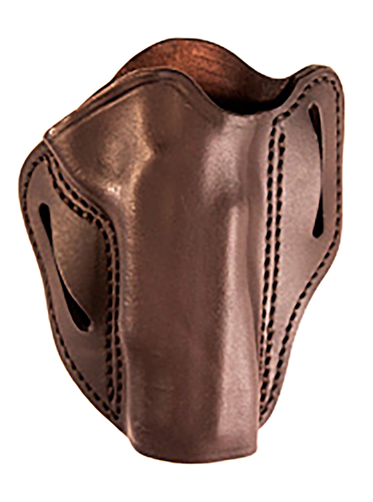 Uncle Mikes-leather(1791) OWB Size 03 Brown Leather Right-Hand Belt Slide Holster for 1911 4" and 5" Pistols