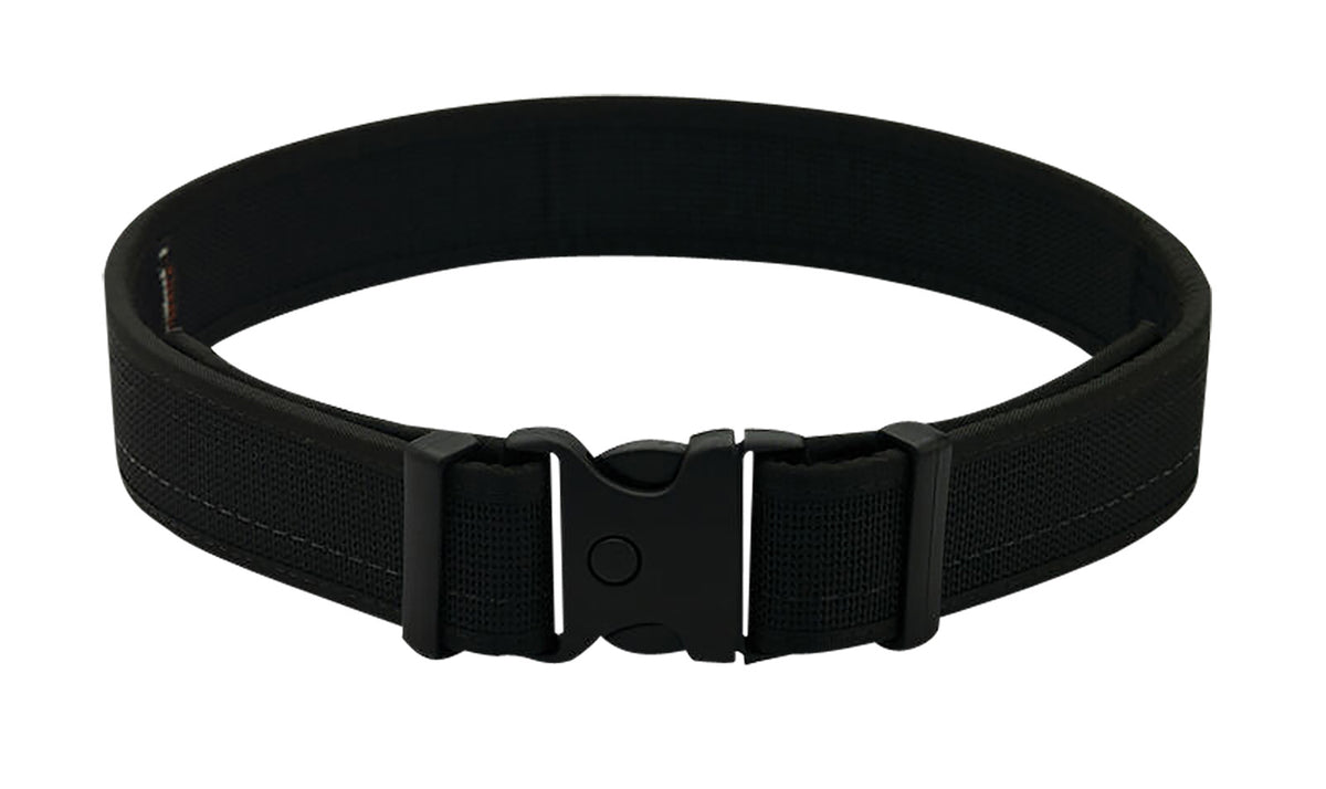 Uncle Mike's BLTUM44/48MBL Deluxe Duty Belt Matte Black Nylon 44/48 2-Inch Buckle