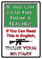 Rivers Edge Novelty Tin Sign 12"x17" - If You Can Read This Sign