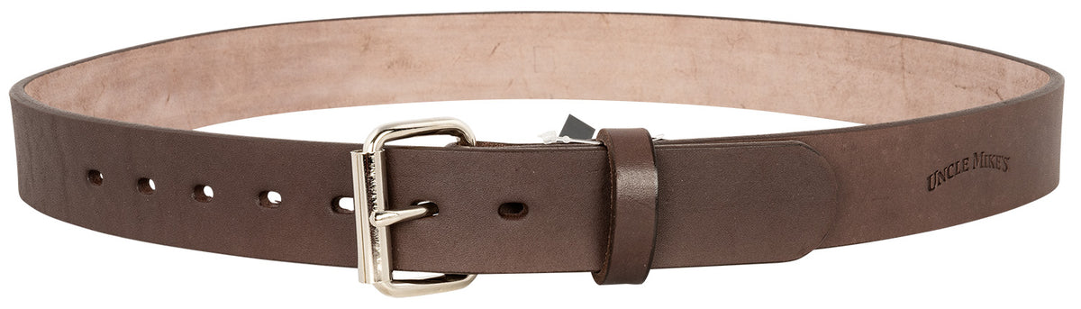 Uncle Mike's Gun Belt 44/48 Dark Brown Leather Carry Belt