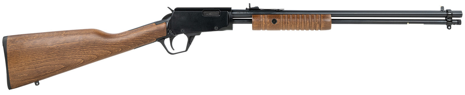 Rossi RP22W201WD Gallery Full Size 22 WMR 12+1 20" Polished Black Steel Barrel & Receiver, Hardwood Synthetic Fixed Stock