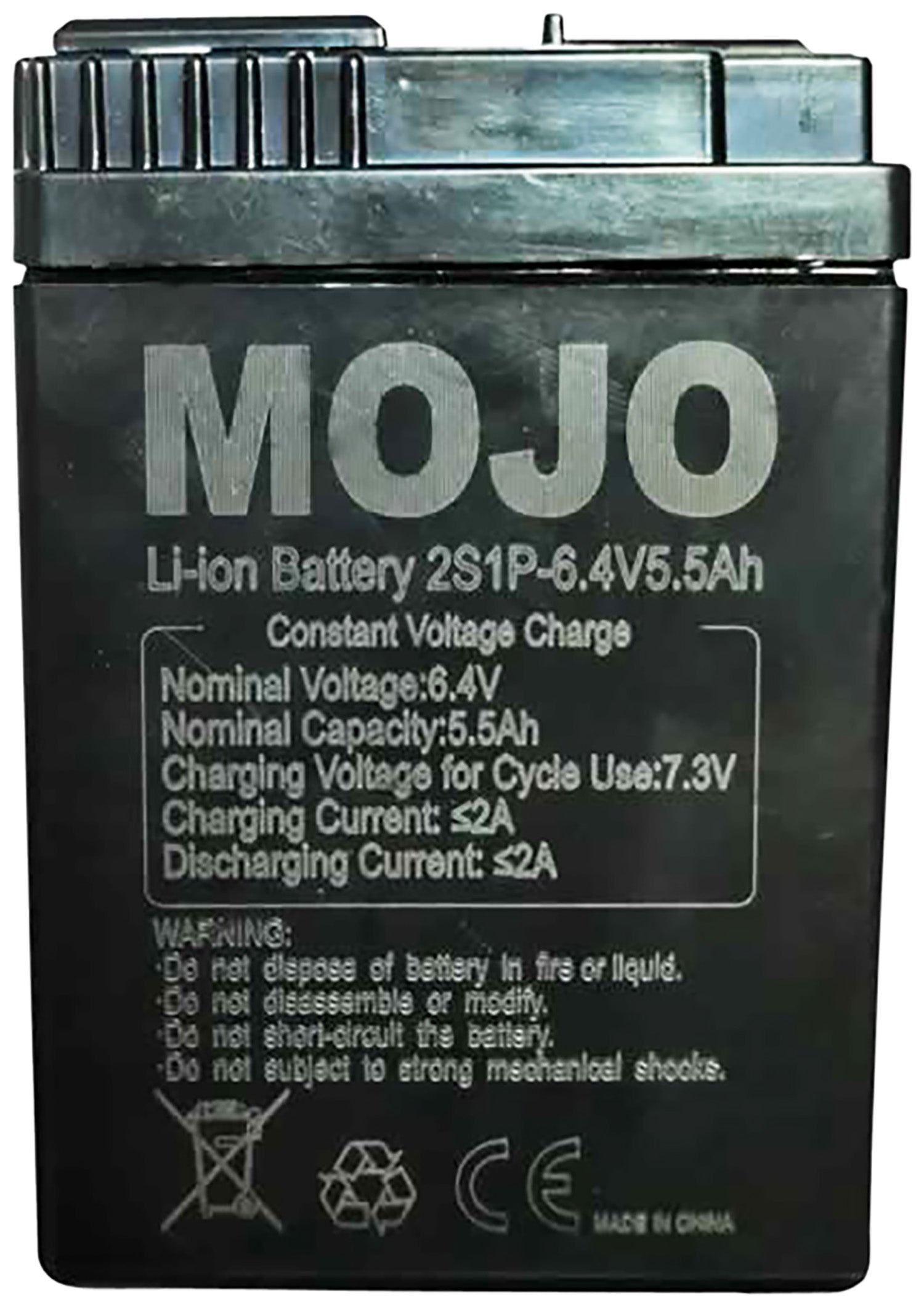 Mojo Outdoors HW2519 Mallard King Decoy Lithium Ion Battery 6V Black