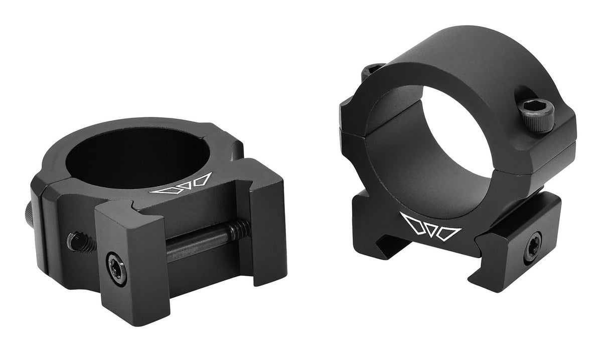 Warne V600M 1" Low Vapor Horizontal Rings Matte Black 0 MOA