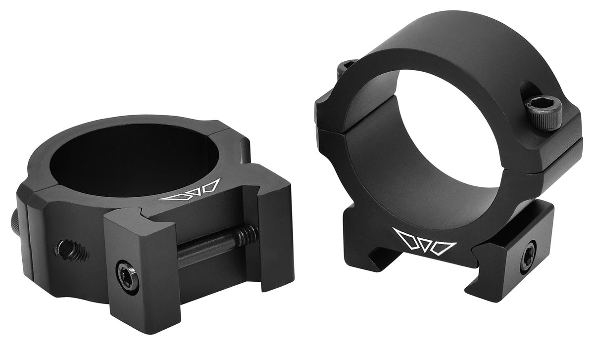 Warne V613M 30mm Low Vapor Horizontal Rings Matte Black 0 MOA