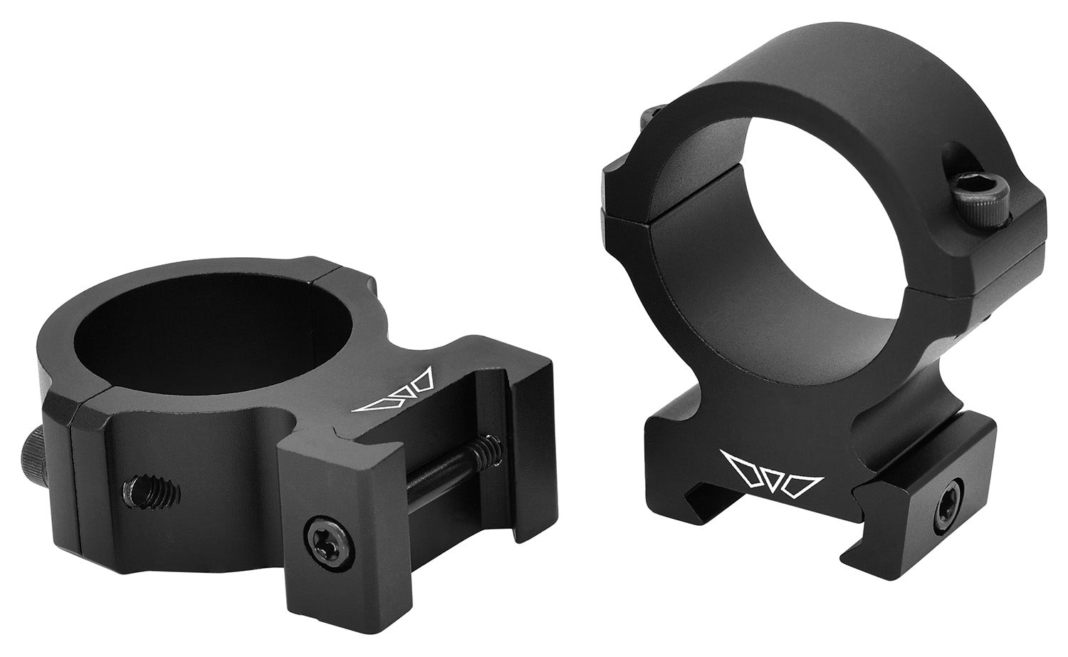 Warne V615M 30mm High Vapor Horizontal Rings Matte Black 0 MOA