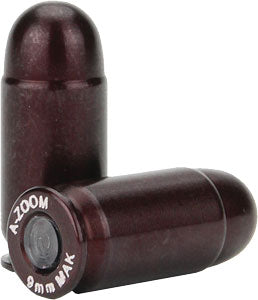 A-Zoom 9mm Makarov 9x18mm Metal Snap Caps 5-Pack Safe Handling