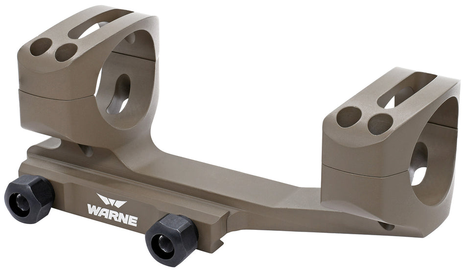 Warne X-SKEL 30mm One-Piece Cantilever Scope Mount Ring Combo FDE Cerakote