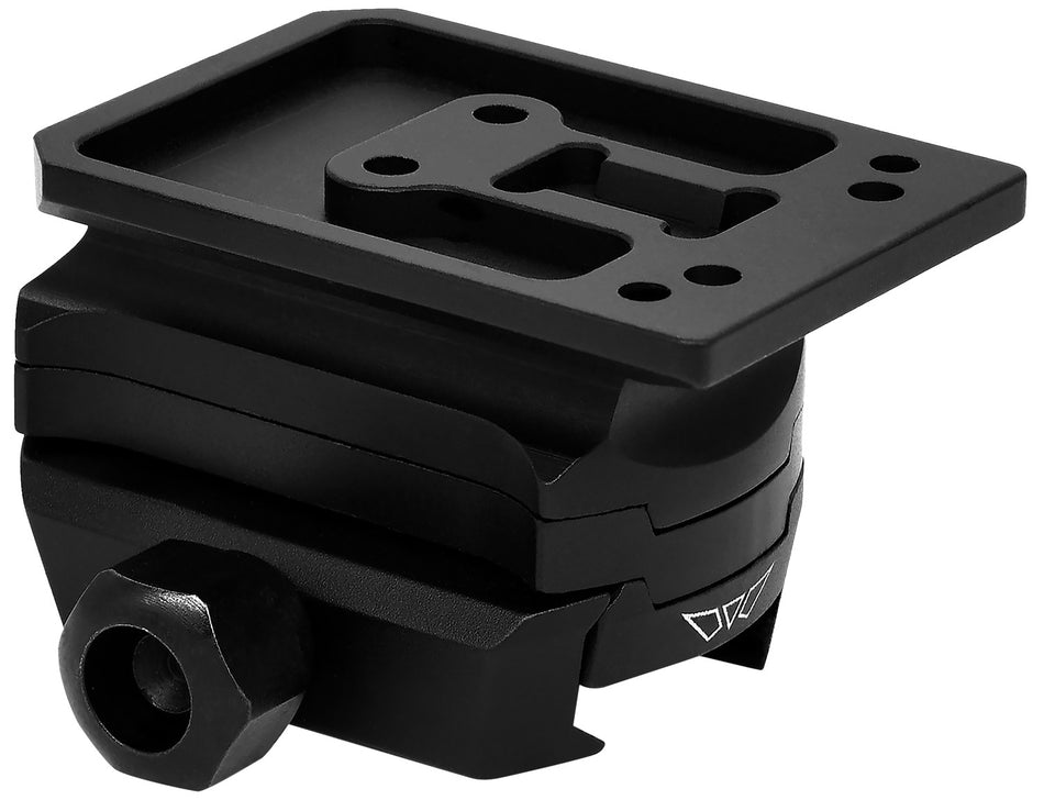Warne 6105M Black Anodized Reflex Sight Riser Mount for Holosun AEMS