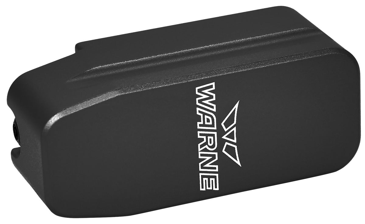 Warne 5001 Black Hardcoat Anodized Aluminum +5rd Extension Compatible with 5.56 PMAG 30rd Magazines