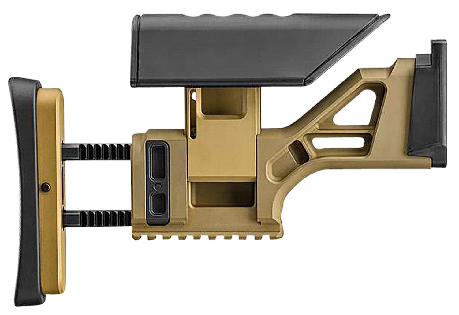 FN 20100567 Adjustable SSR Rear Stock FDE Aluminum Compatible with SCAR 16S/17S