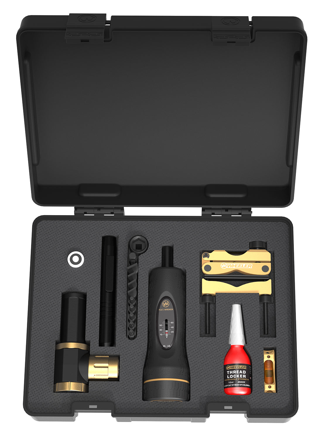 Wheeler Ultra Scope Mounting Accessory Kit 1" with Carry Case Multi-Color