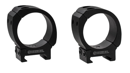 Wheeler Sporter 34mm Tube Low Bi-Weaver Style Picatinny Scope Rings Black