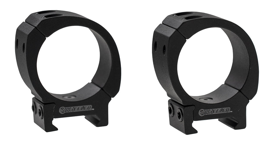 Wheeler Sporter Series Scope Rings 34mm Tube High Mount Black