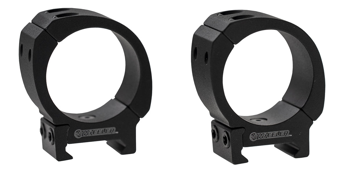 Wheeler Sporter Scope Rings 30mm High Black Weaver/Picatinny 1133752
