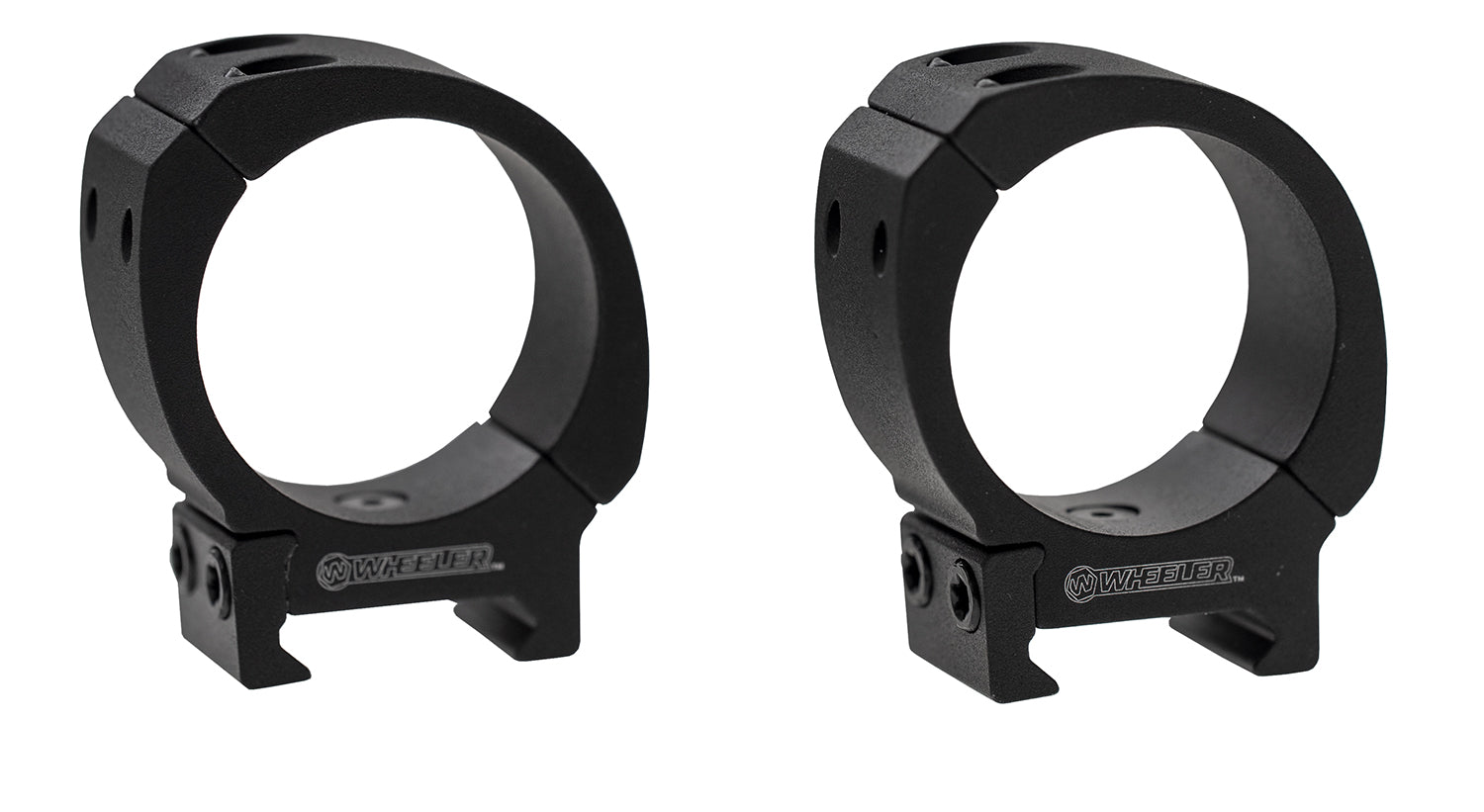 Wheeler Sporter Scope Rings 30mm High Black Weaver/Picatinny 1133752