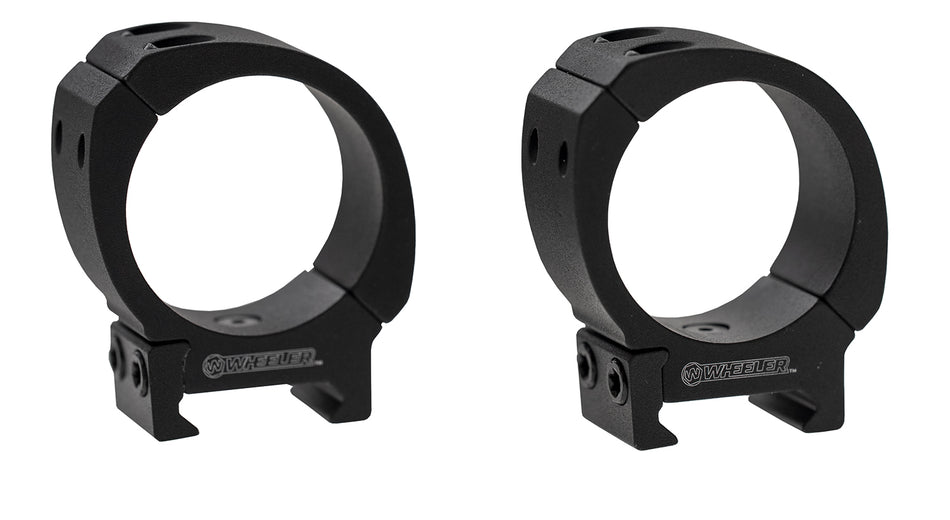Wheeler Sporter Scope Rings 30mm High Black Weaver/Picatinny 1133752