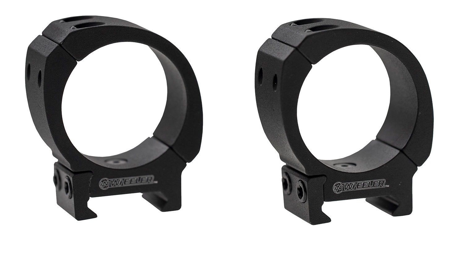 Wheeler Sporter Series Scope Rings 1" Tube High Mount Black