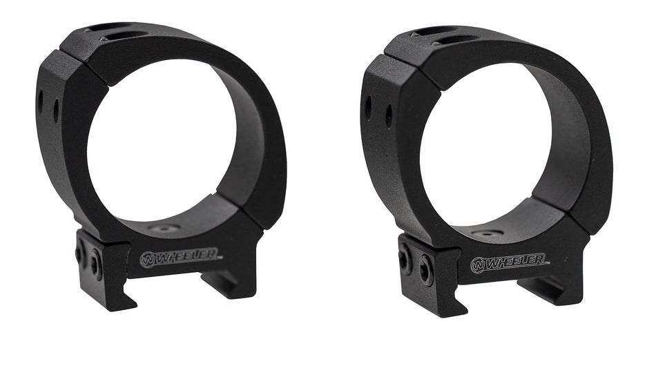 Wheeler Sporter Series Scope Rings 1" Tube High Mount Black