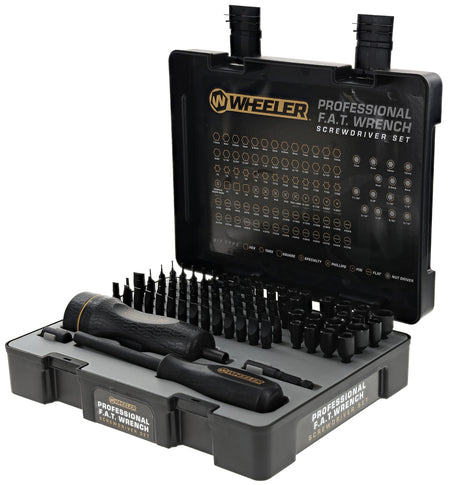 Wheeler Professional FAT Screwdriver and Torque Wrench Set, 100 Pieces, Texturized Grip