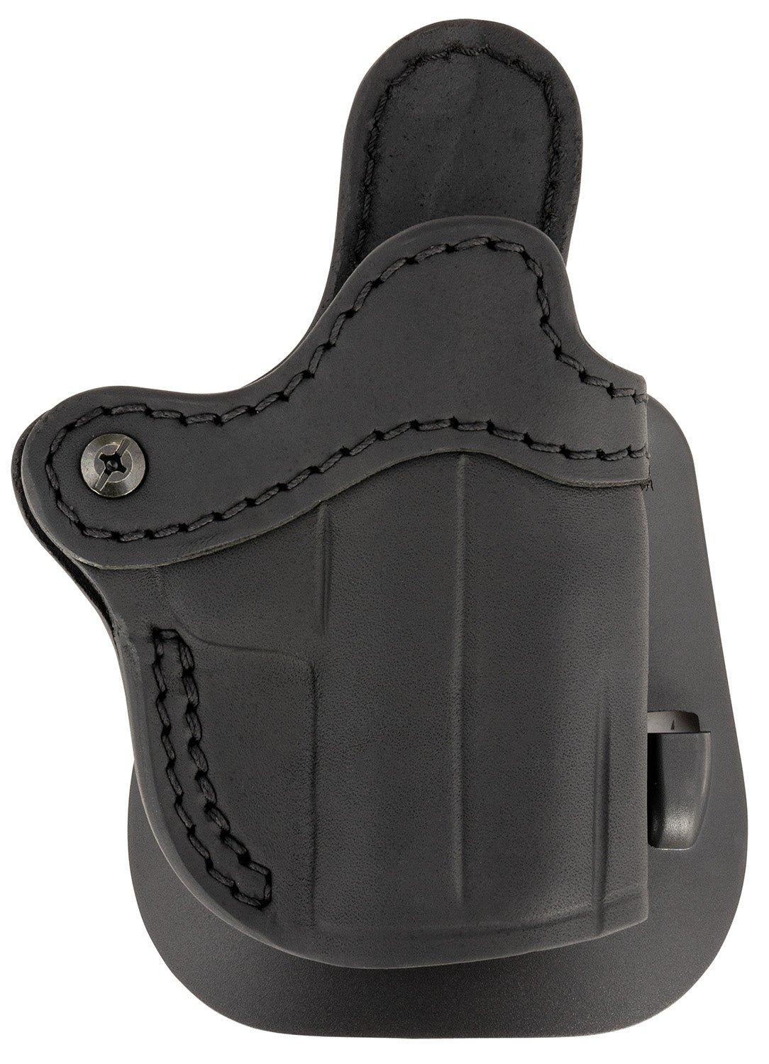 1791 Gunleather Optic Ready Compact Black Leather OWB Paddle Holster Fits Glock 42/43/Sig P365/Taurus GX4 Right Hand