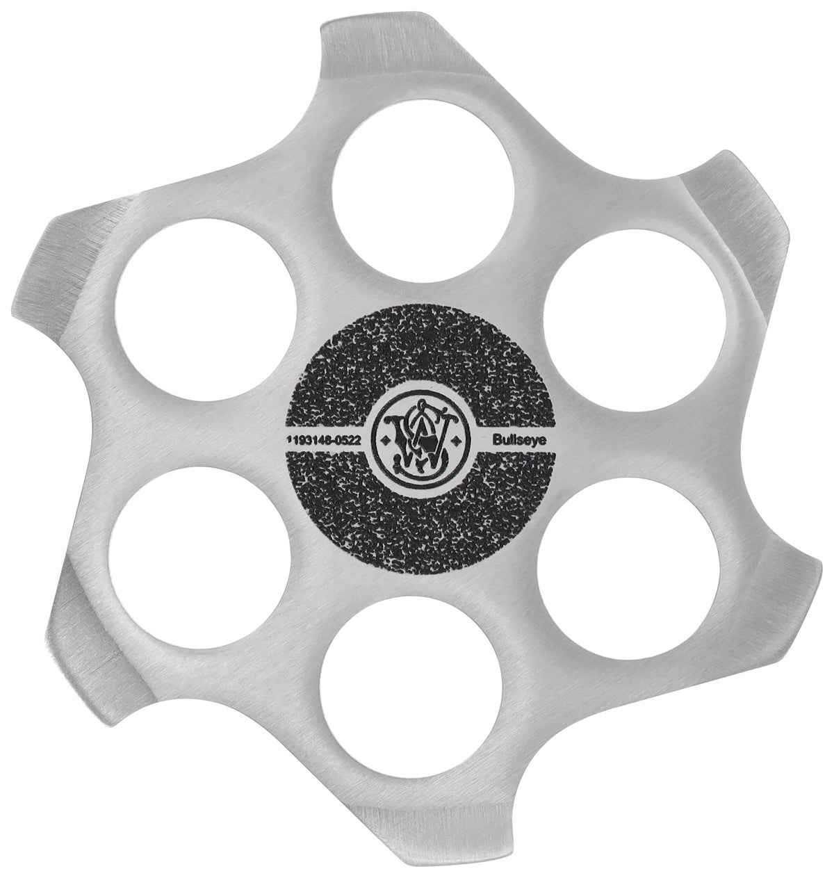S&W 1193147 M&P Bullseye Throwing Circles Stainless Steel 4-Pack with Embroidered Carrying Case