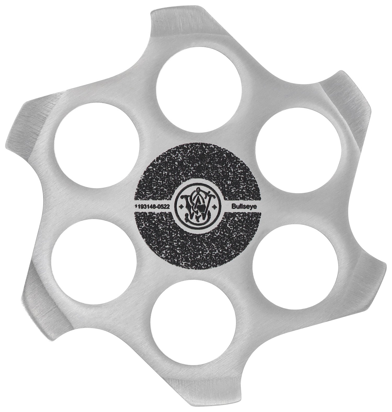 S&W 1193147 M&P Bullseye Throwing Circles Stainless Steel 4-Pack with Embroidered Carrying Case