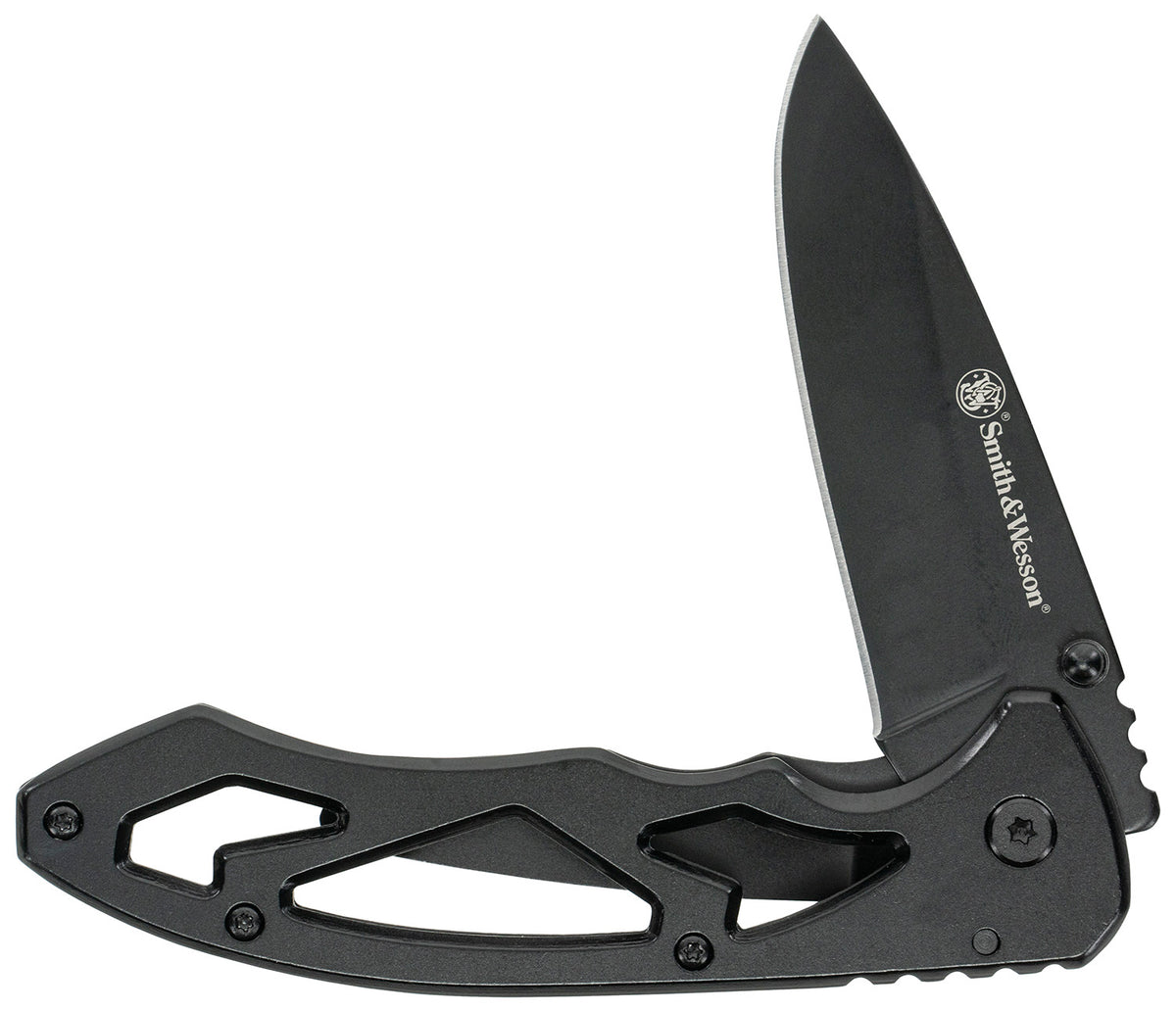 Uncle Henry CK400LCP 3" Large Folding Skeletonized Drop Point Plain Stainless Steel Blade 4.40" Handle Pocket Clip