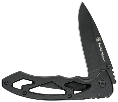Uncle Henry CK400LCP 3" Large Folding Skeletonized Drop Point Plain Stainless Steel Blade 4.40" Handle Pocket Clip