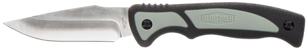 Old Timer Trail Boss Fixed Caper Blade 1137140 3.70" Stainless Steel 5.25" TPE Handle with Sheath
