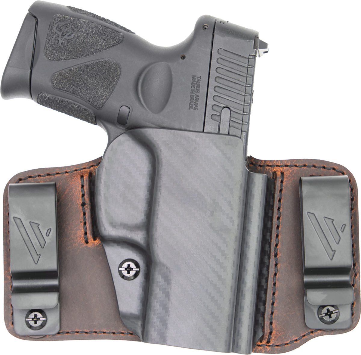 Versacarry INS201G43 Insurgent Deluxe Brown Polymer IWB OWB Holster Glock 43 Right Hand