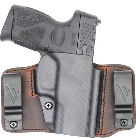 Versacarry INS201365 Insurgent Deluxe Brown Polymer IWB OWB Holster Sig P365 Right Hand