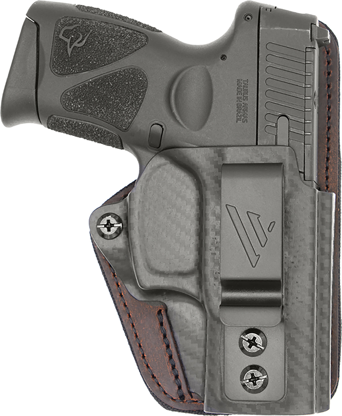 Versacarry CFC211G43 Comfort Flex Custom Brown Polymer IWB Holster Glock 43 Right Hand