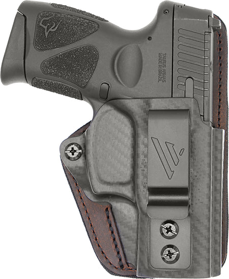 Versacarry CFC211G43 Comfort Flex Custom Brown Polymer IWB Holster Glock 43 Right Hand