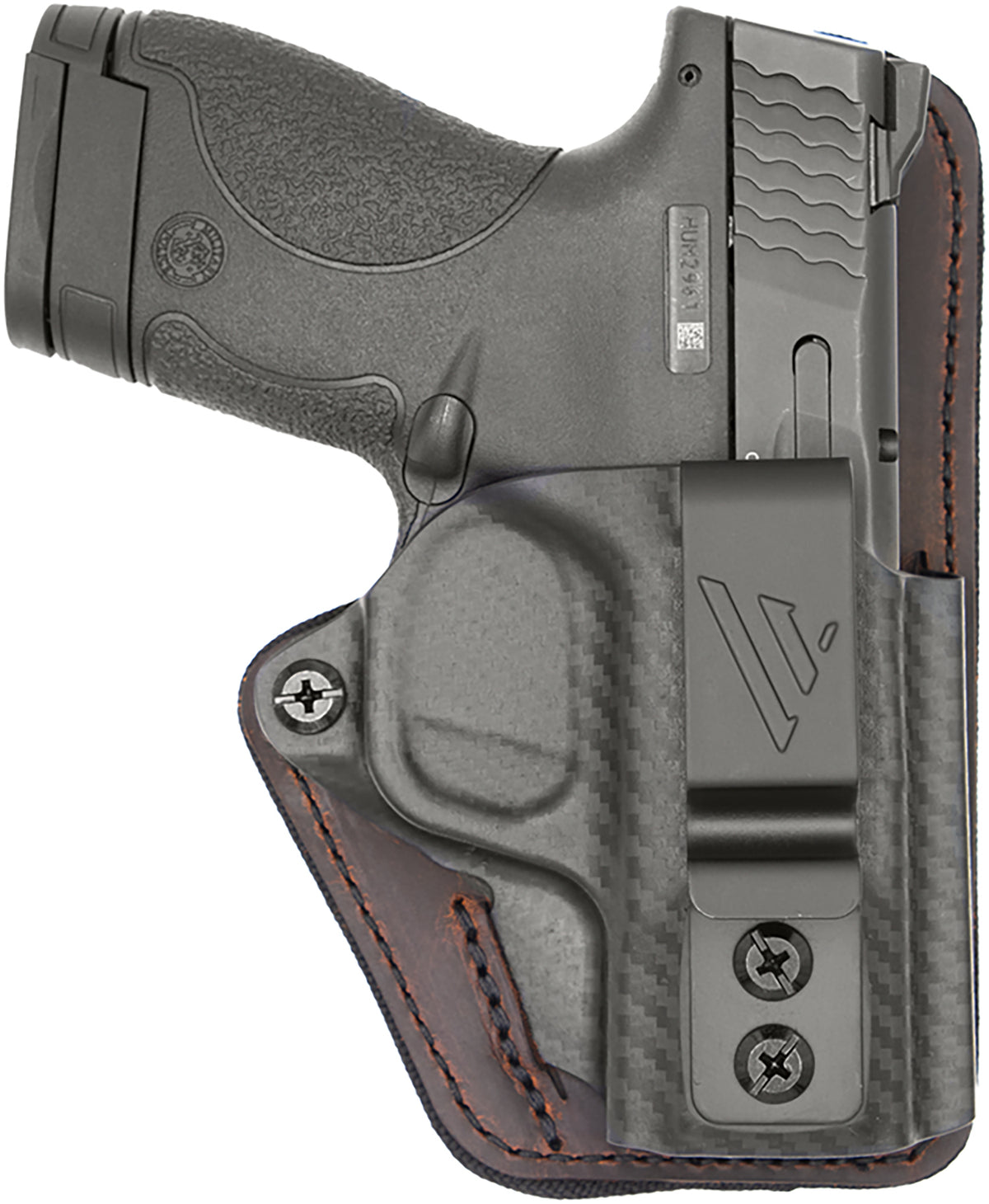 Versacarry CFC211SHD Comfort Flex Custom Brown Polymer IWB Holster S&W M&P Shield Right Hand