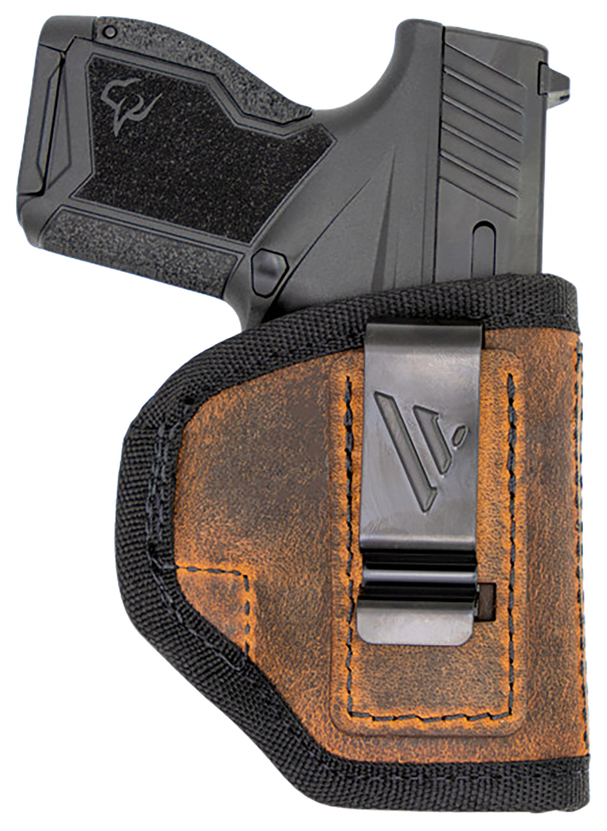 Versacarry Ranger IWB Size 03 Brown Leather Belt Clip Optic Compatible Holster