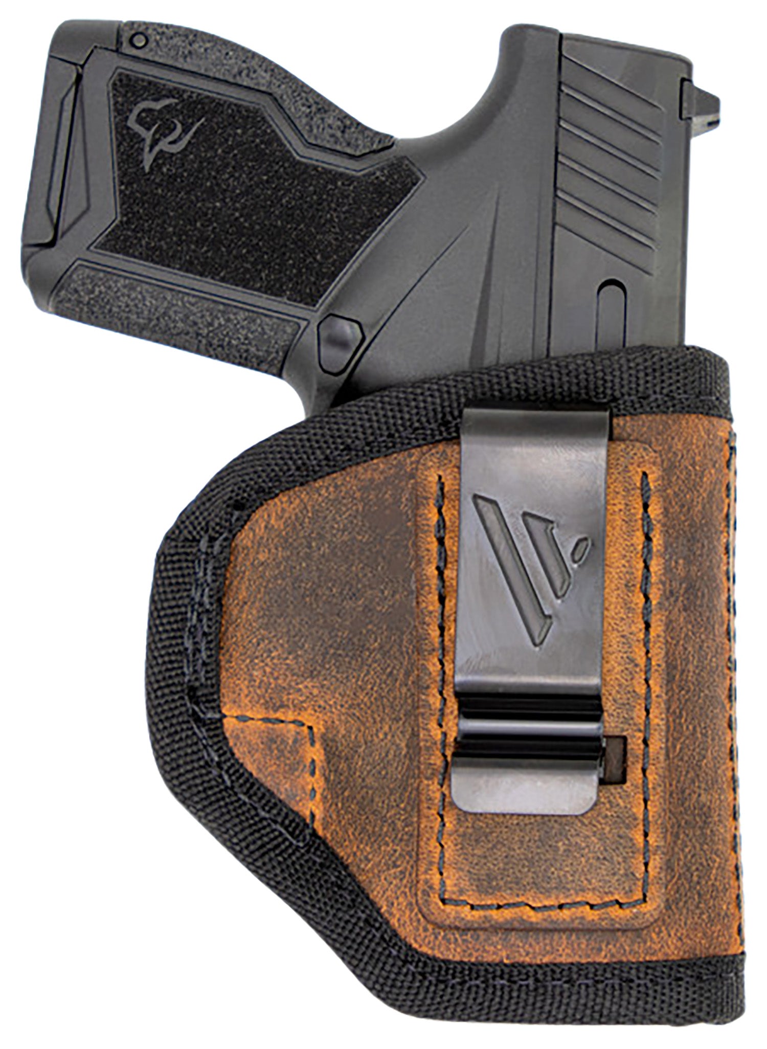 Versacarry Ranger IWB Size 01 Brown Leather Belt Clip Optic Compatible Holster