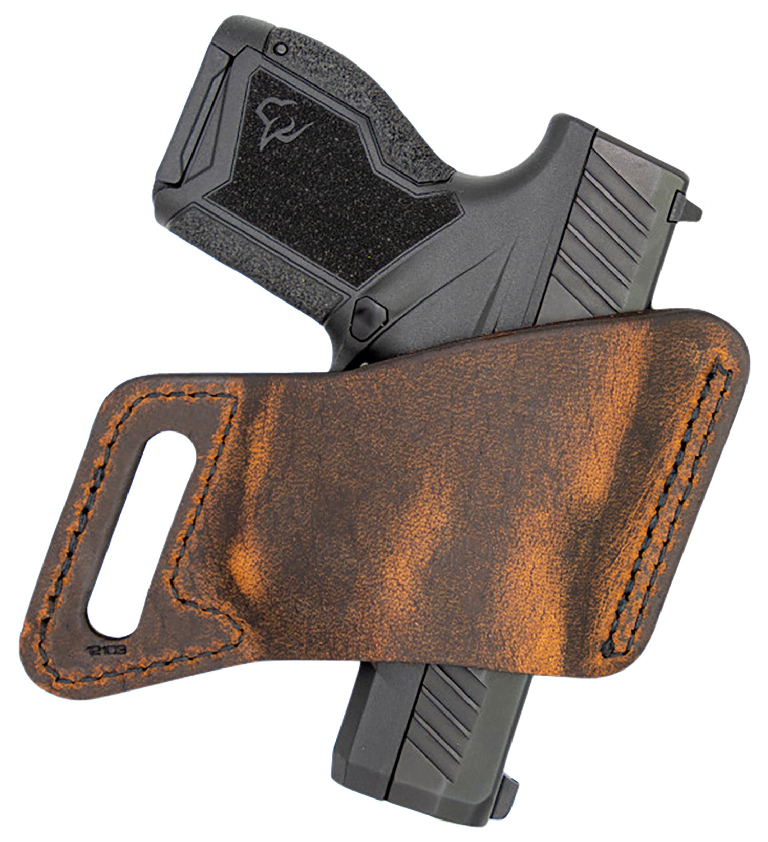Versacarry Arma OWB Size 01 Brown Leather Belt Slide Forward Cant Holster
