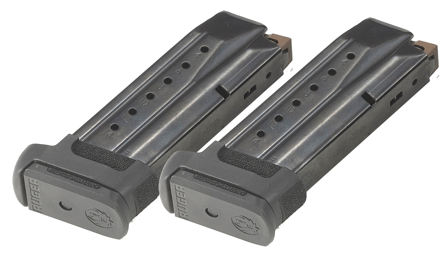 Ruger Security-380 15-Round .380 ACP Black Oxide Alloy Steel Factory Magazines 2 Pack (90731)