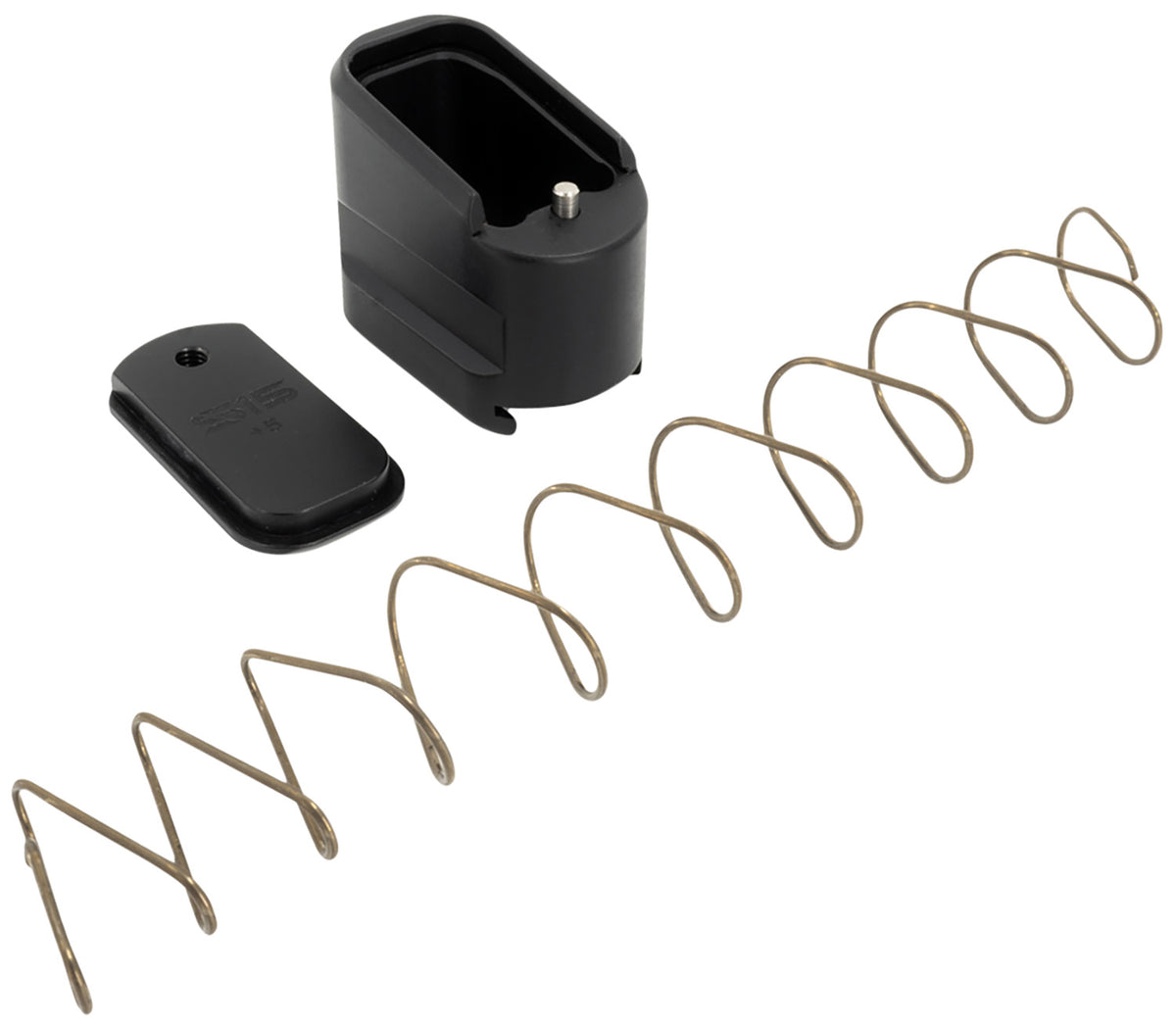 Shield Arms SAS15ME5BLK S15 +5rd Mag Extension, Black Anodized Aluminum