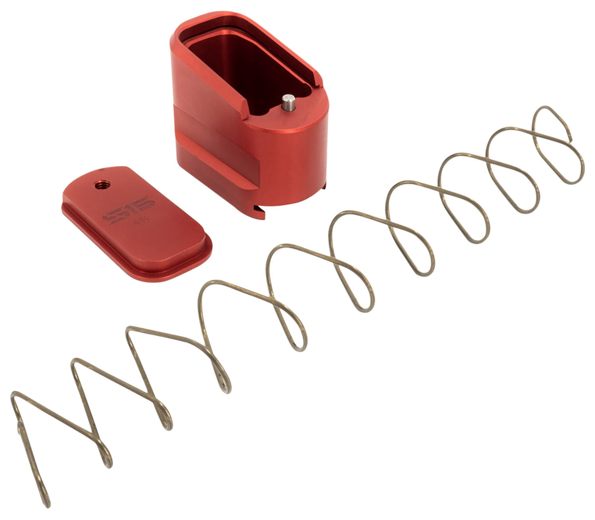Shield Arms SAS15ME5RED S15 +5rd Mag Extension, Red Anodized Aluminum
