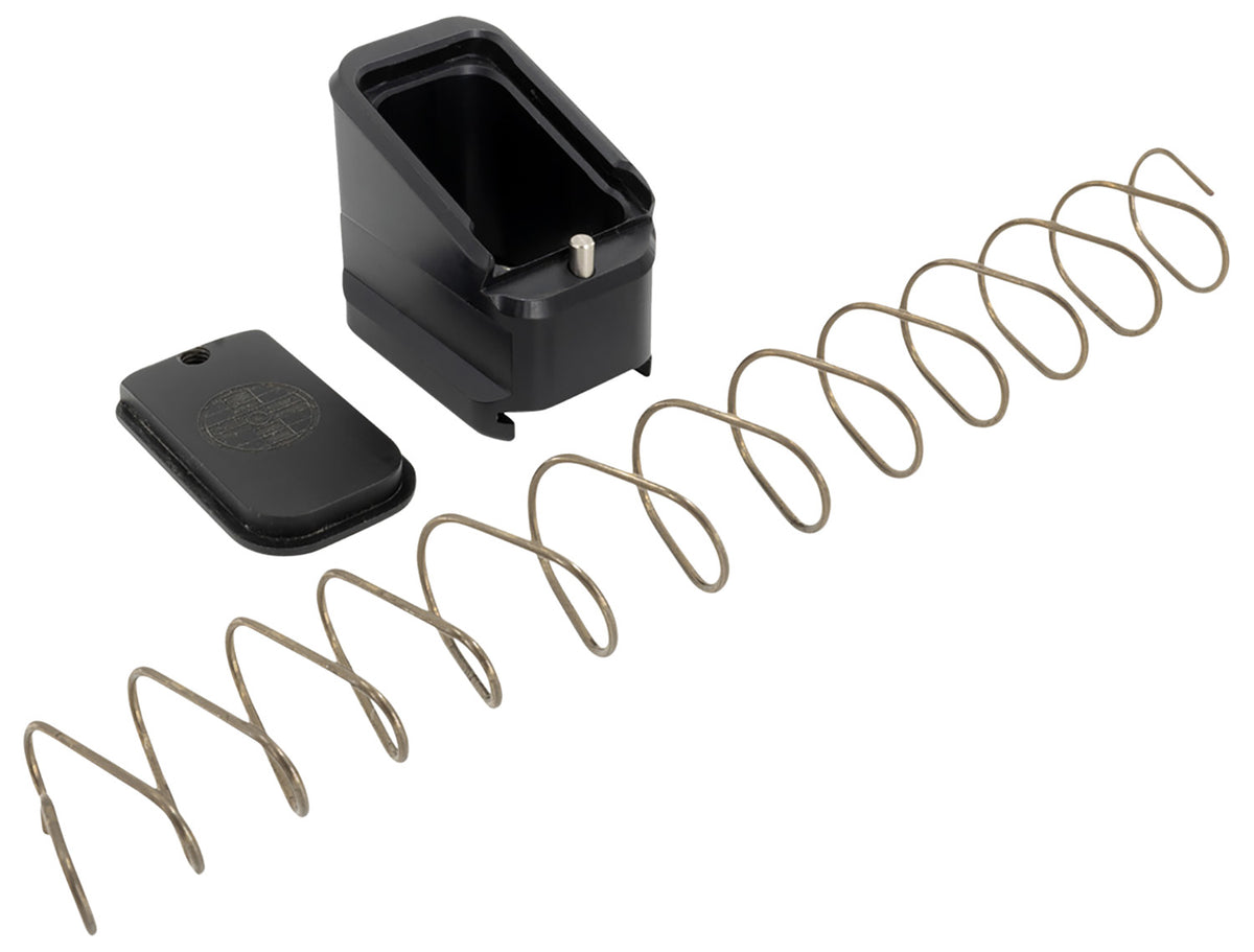 Shield Arms CZP10CME5BLK CZ P10-C/P07 +5rd Magazine Extension, Black Anodized Aluminum