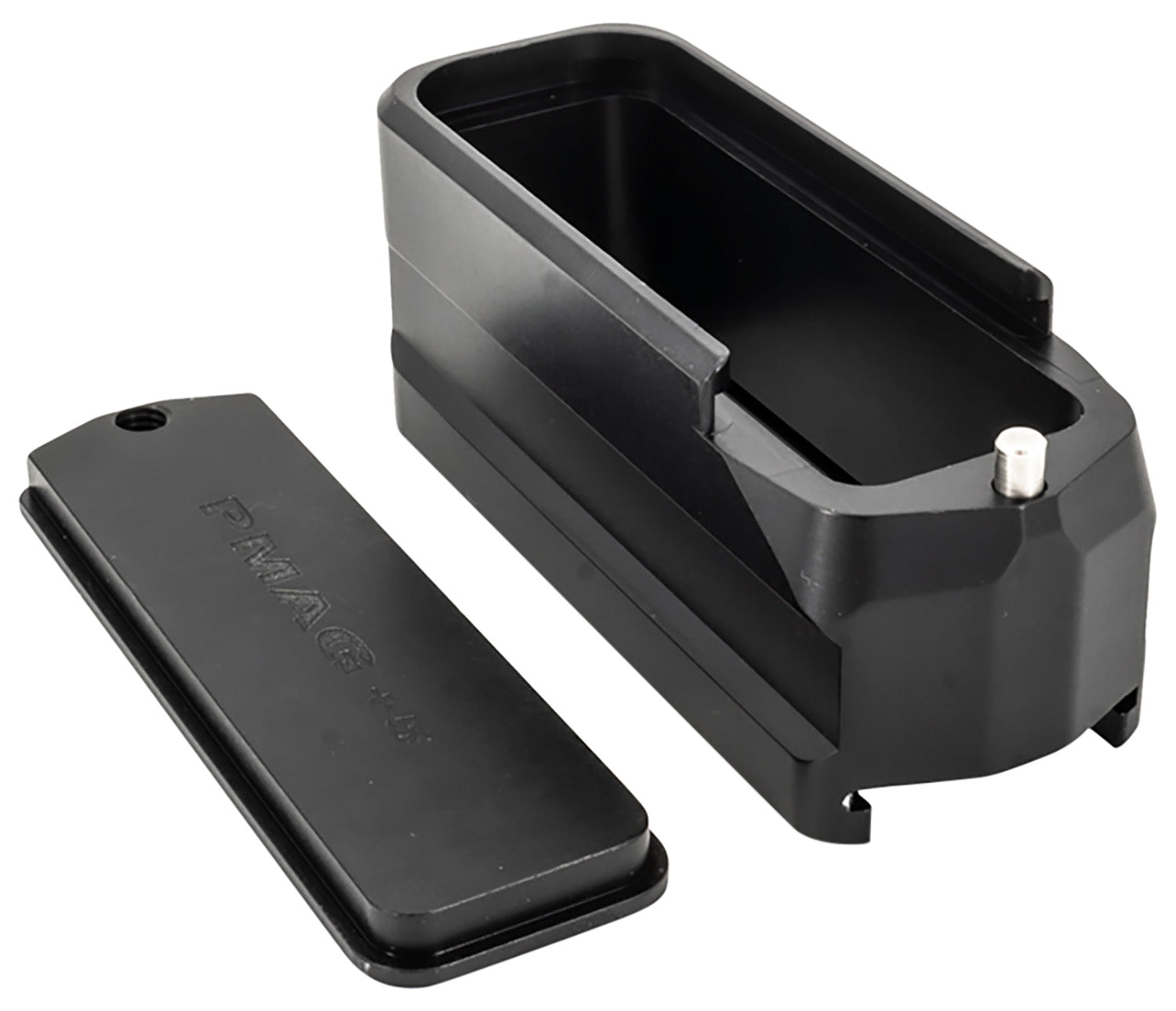 Shield Arms SAMEPMAG5BLK PMAG Gen M3 +5rd Mag Extension, Black Anodized Aluminum