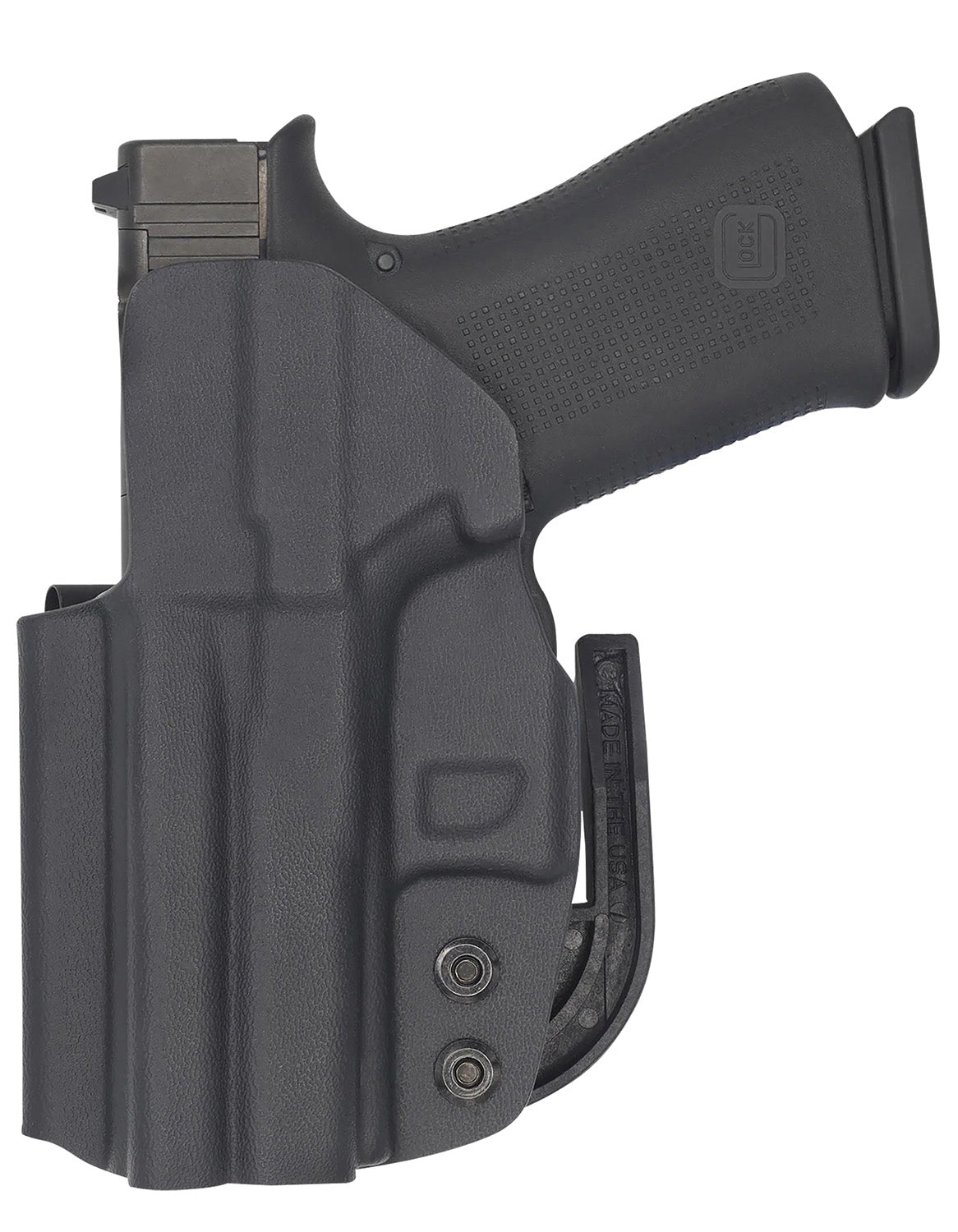 C&G Holsters 0062100 Black Kydex IWB Belt Clip Holster Designed for Glock 43 & 43X