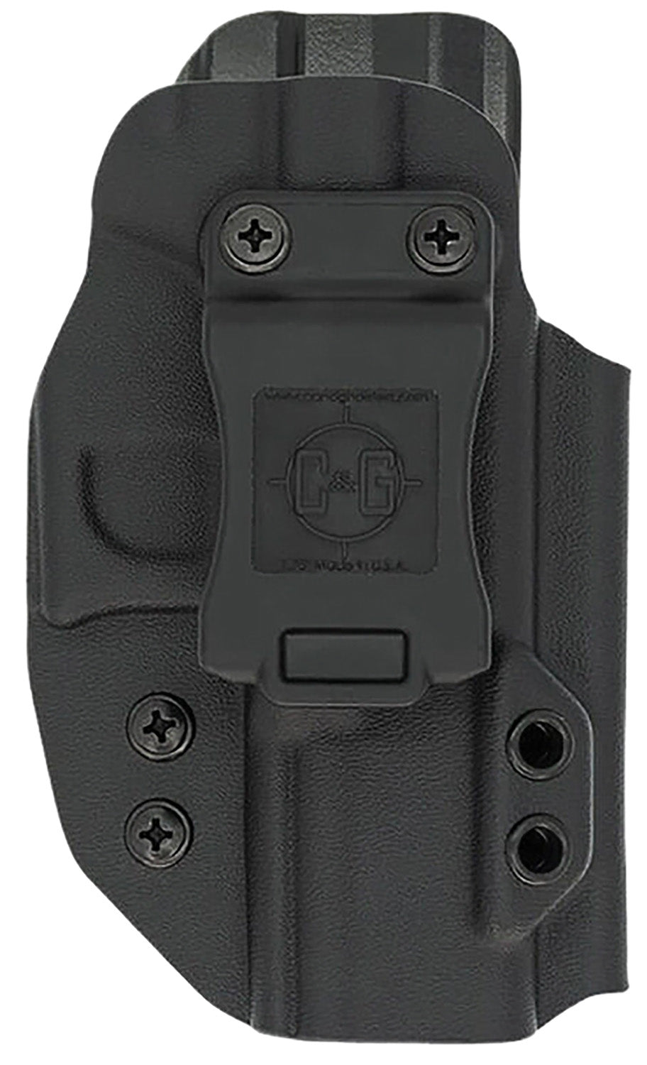 C&G Holsters 1864100 Black Kydex IWB Belt Clip Holster Designed for 1911 3.5 Inch Right Hand