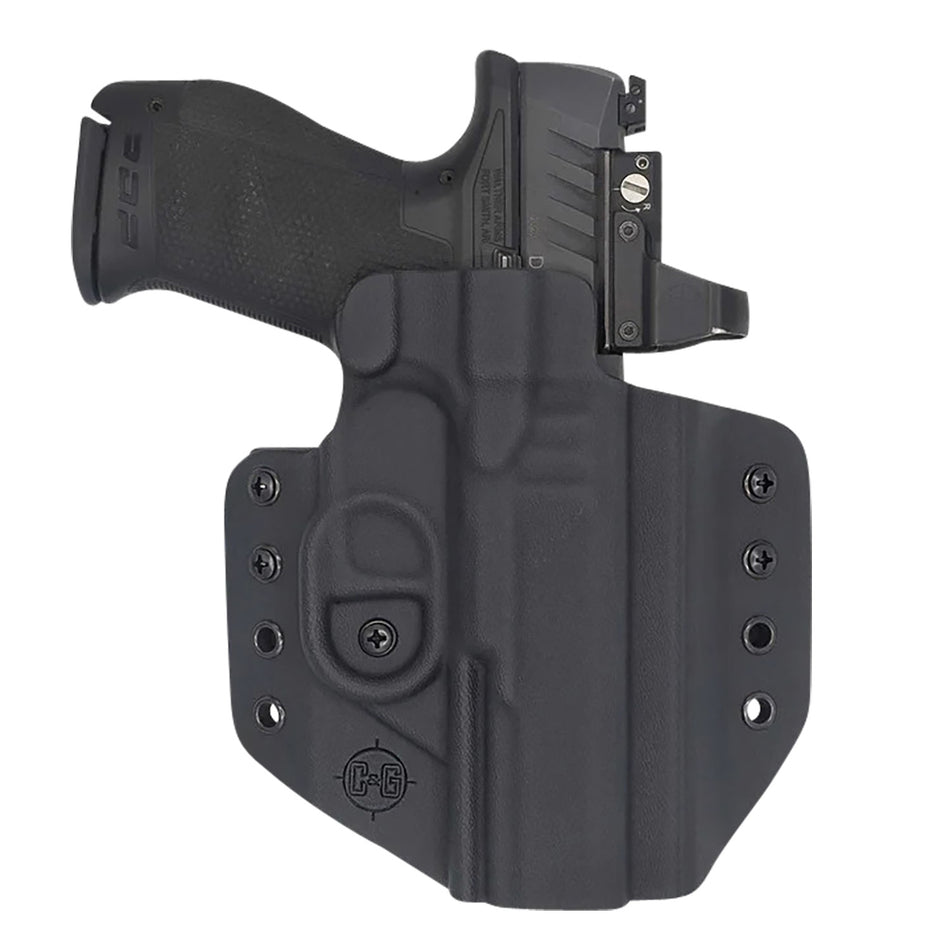 C&G Holsters Covert OWB Belt Loop Black Kydex Walther PDP 4.5" Right-Hand Holster