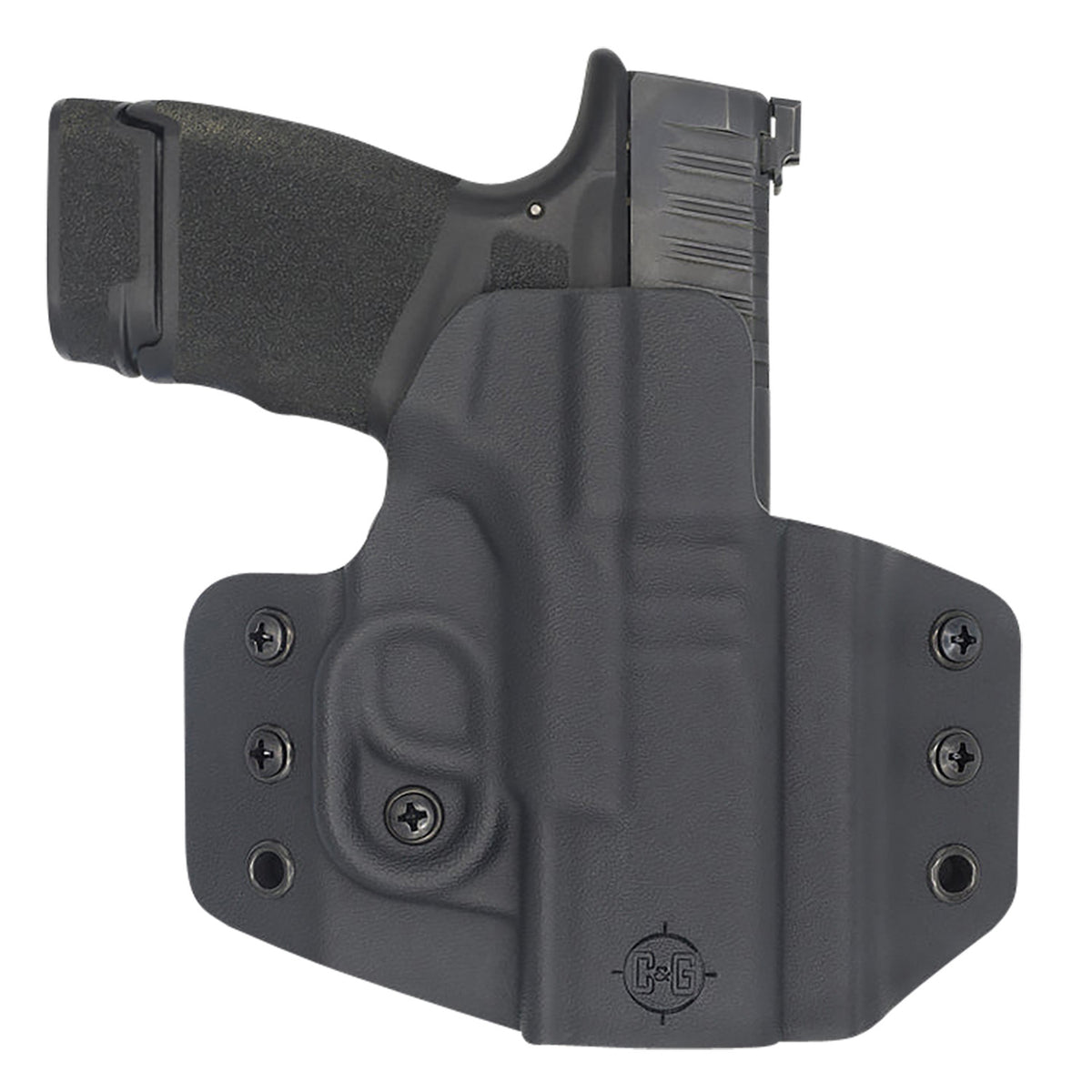 C&G Holsters Covert OWB Belt Loop Black Kydex Springfield Hellcat Right-Hand Holster