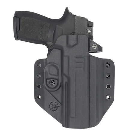 C&G Holsters Covert OWB Belt Loop Black Kydex Sig P320 M17/X5 Right-Hand Holster